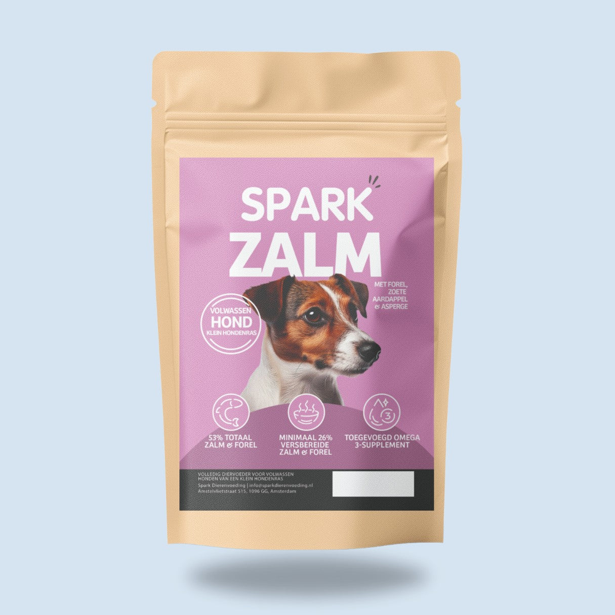 Volwassen - Klein - Zalm met Forel, Zoete Aardappel & Asperge