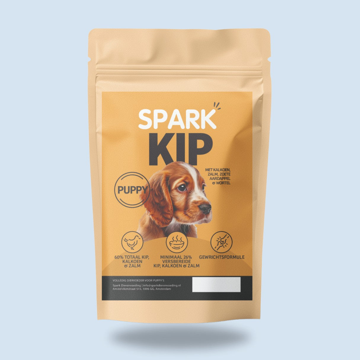 Puppy - Kip met Kalkoen, Zalm, Zoete Aardappel & Wortel