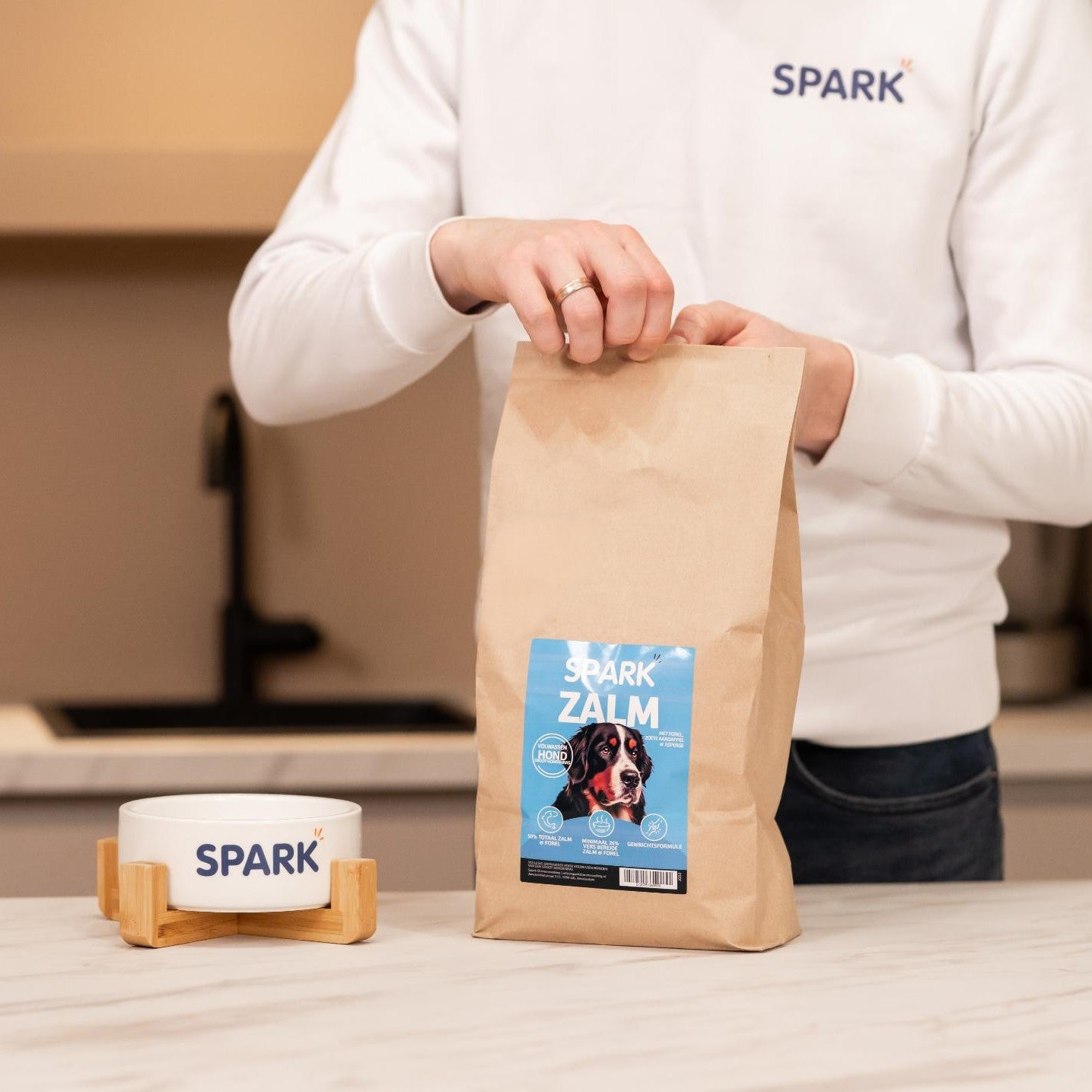 Volwassen - Groot - Zalm met Forel, Zoete Aardappel & Asperge