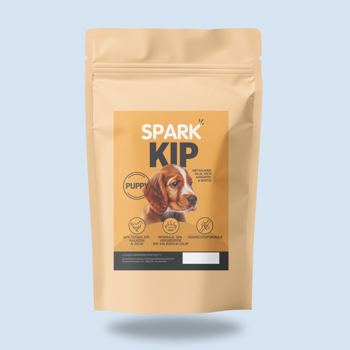 Puppy - Kip met Kalkoen, Zalm, Zoete Aardappel & Wortel